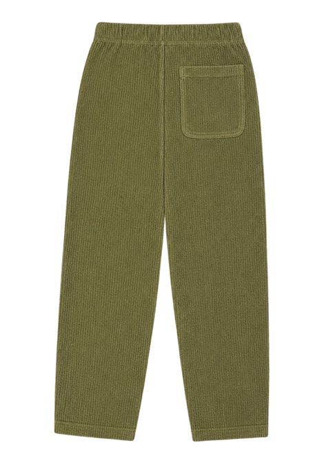 Green velvet trousers for children AMERICAN VINTAGE | KPADO10A/DEVERDE